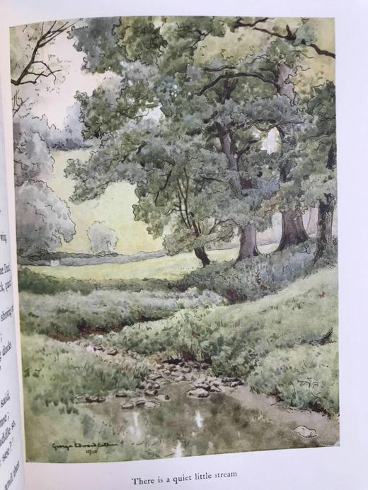 1926年 E.V.卢卡斯汇编 童心诗集 配多幅彩色插图 漆布精装32开 商品图7