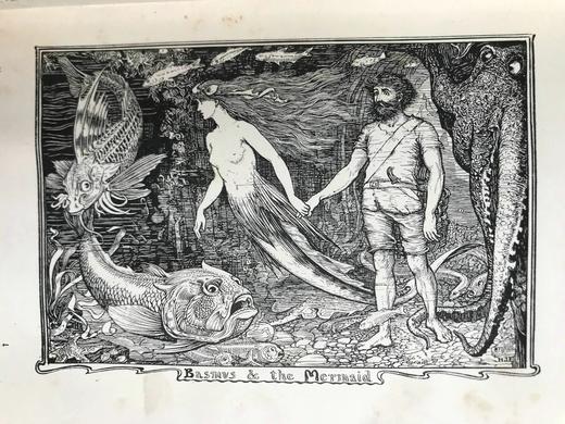 1897年 安德鲁·朗格《粉色童话书》 数十幅精美插图 漆布精装32开 商品图11