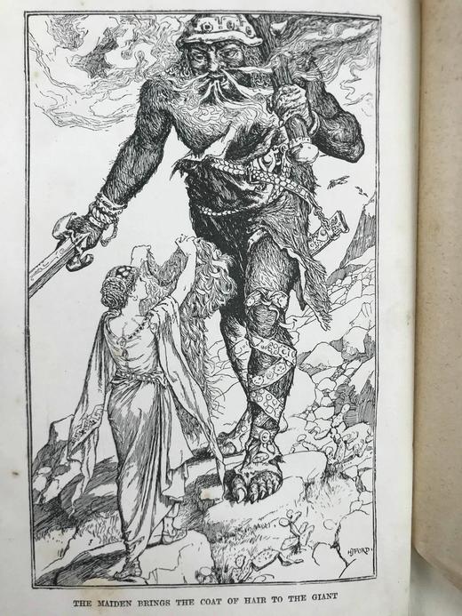 1897年 安德鲁·朗格《粉色童话书》 数十幅精美插图 漆布精装32开 商品图2