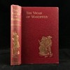 1909年 戈德史密斯《威克菲尔德牧师》 32幅插图 漆布精装32开 商品缩略图0