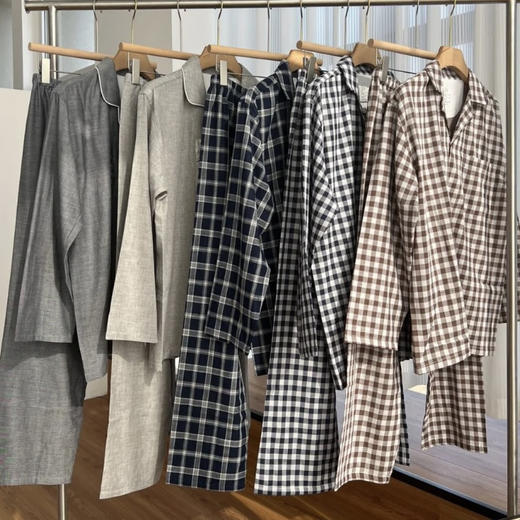 速抢！男女都有❗专柜💰348❗欧阳娜娜同款！比裸睡还舒适🤣【无印100%全棉情侣睡衣套装】越穿越软~环保活性印染，耐磨耐洗❗️商场一直在卖的经典款!!男女都有！可穿到180斤~ 商品图14