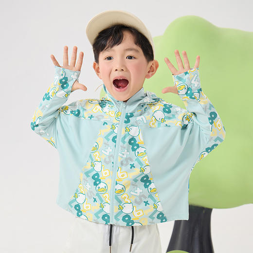 B.Duck小黄鸭童装男女童外套卡通休闲防晒防风户外装105-150 BF1611032 商品图0