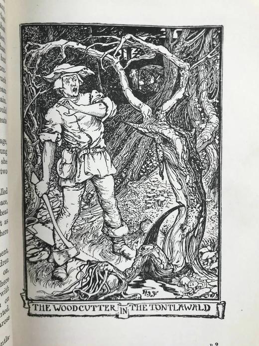 1922年 安德鲁·朗格《紫罗兰童话书》 多幅彩色与大量黑白插图 漆布精装32开 商品图13