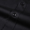 GXG男装 黑色缎面简约百搭长袖衬衫   春季热卖 商品缩略图3