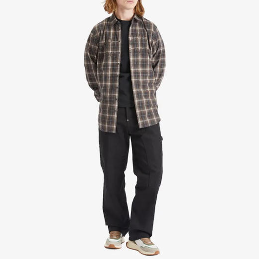 DSQUARED2 男士字母徽标印花棉质长袖衬衫 混色 S74DM0918 D35161 001F 商品图3