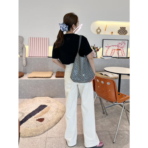 新年折扣 2502202   拉夫 白色牛仔 弹力休闲裤 商品图4