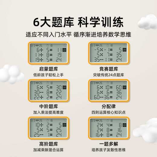 天文儿童益智玩具思维训练24点学练机 商品图2