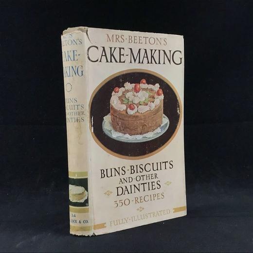 1924年 比顿夫人的蛋糕制作指南 8页插图 精装32开 商品图0