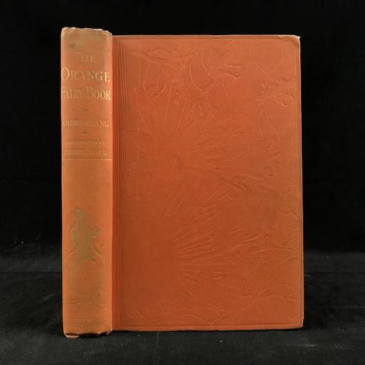 1922年 安德鲁·朗格《橙色童话书》 8幅彩色与大量黑白插图 漆布精装32开 商品图0