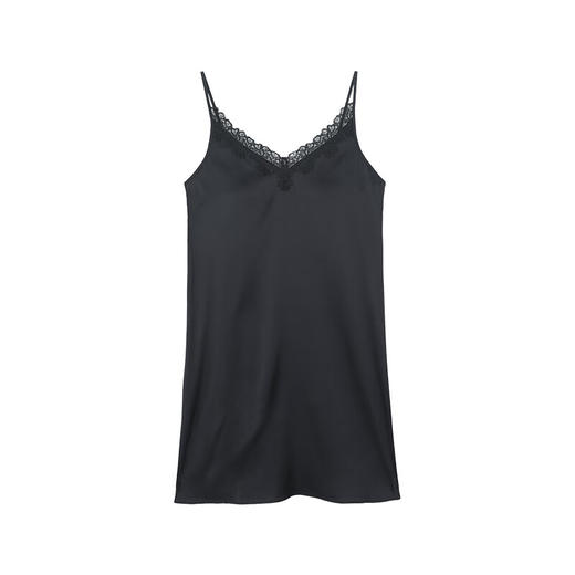 【3F】安莉芳夏季v领吊带性感睡裙短裙女士带杯垫家居裙EL00718 商品图2