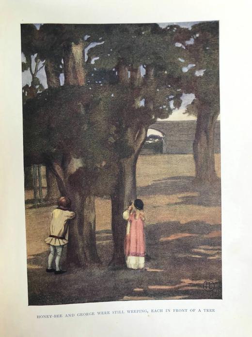 1911年 阿纳托尔·法朗士《蜜蜂》 12幅彩色插图 漆布精装大32开 商品图5