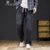 【DYG】大依优型大码百搭阔腿直筒牛仔裤男怀旧水洗复古牛仔裤男加肥加大码长裤子 商品缩略图4