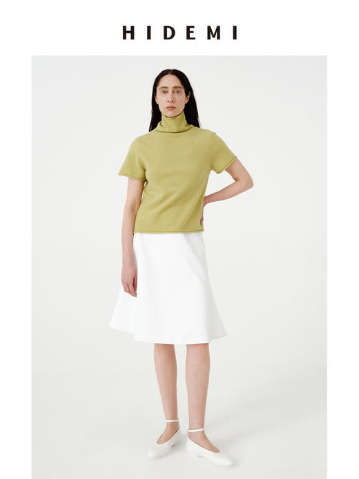 HIDEMI经典款极简小鱼尾立体剪裁设计感中裙半身裙 商品图2
