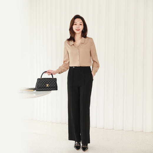 【卡码拍小】火桐hooton三醋酸直筒裤YT2062 商品图3