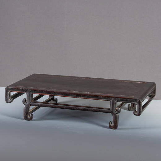 清 红木书卷式案中案摆件 商品图4