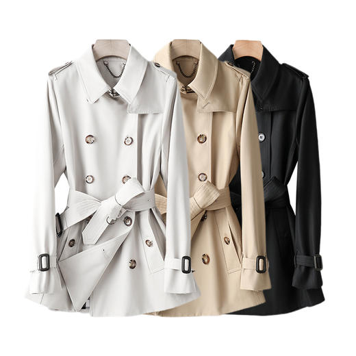 DH25YS667-2小个子英伦春季外套风衣RJ029 商品图0