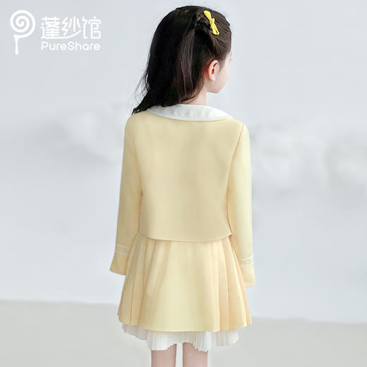 PureShare 学院风柠檬起司外套 半裙 商品图5