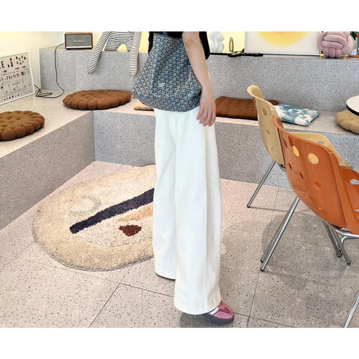 新年折扣 2502202   拉夫 白色牛仔 弹力休闲裤 商品图9