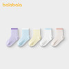 巴拉巴拉儿童袜子夏季网眼儿童运动风袜透气男女童小童大童五双装 商品缩略图2