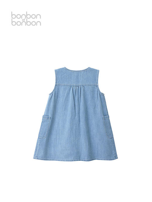 设计感牛仔背心裙 商品图1