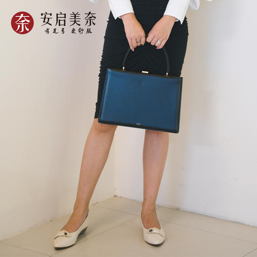 ARCH CONTACT安启美奈气垫云春秋季浅口单鞋坡跟绵羊皮尖头中跟单鞋【52907】 商品图9