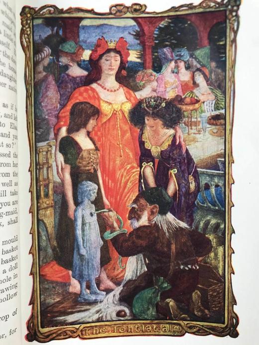 1922年 安德鲁·朗格《紫罗兰童话书》 多幅彩色与大量黑白插图 漆布精装32开 商品图10