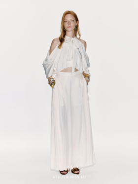 【日神月】飘逸大摆醋酸阔腿长裤