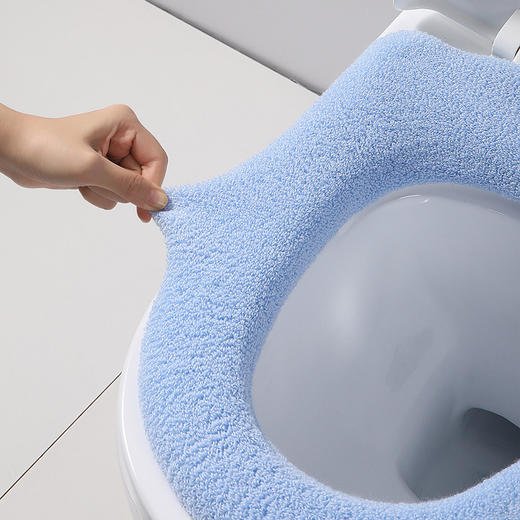 美丽雅马桶坐垫家用四季北欧风坐便套加绒加厚马桶垫 商品图5