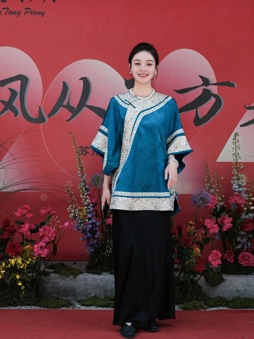 盛唐婧 |高货/重缎真丝宋锦斜襟外套[特价品] 商品图8