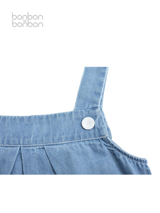 设计感牛仔吊带上衣 商品图3