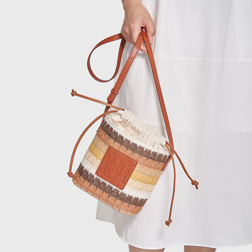 大英博物馆 安德森猫系列 度假风草编 包斜挎包 商品图2