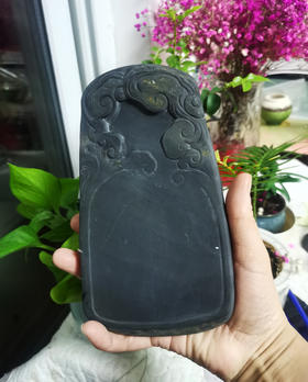 罗纹坑金皮罗纹°灵芝砚