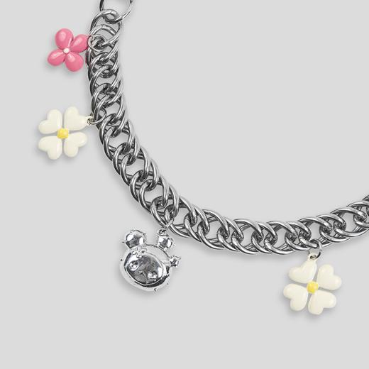 GOODBAI GOODEES 花花仙人掌四叶草挂坠项链 商品图3