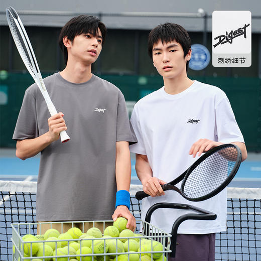 gxg.jeans男装2024年春季热卖多色热销款圆领短袖T恤J24D442019 商品图1