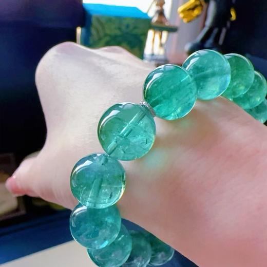 12mm-13mm单圈全蓝碧玺手串 商品图4