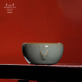 问鼎汝瓷天青牛首战鼓杯（缺货）