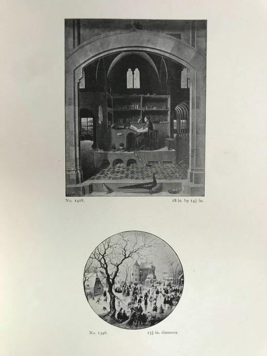 限量1000套！1899年 英国国家画廊图集（全3卷） 数千幅插图 漆布精装大16开 商品图11