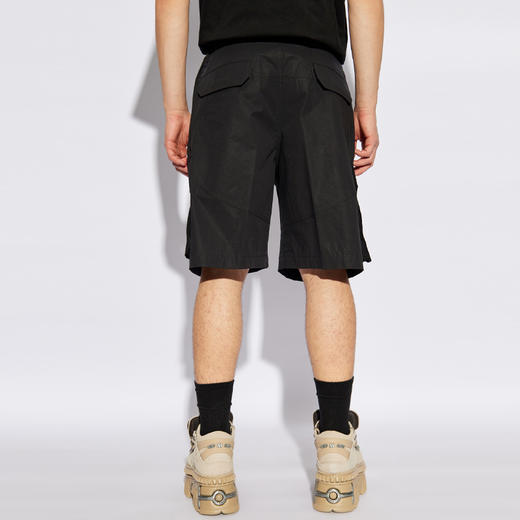 DSQUARED2 男士刺绣徽标弹力棉质休闲短裤 黑色 S74MU0876 S53578 900 商品图2