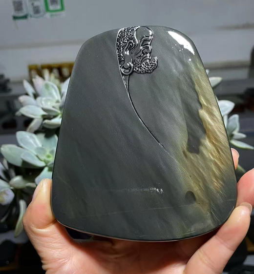 罗纹坑°达摩砚台 商品图0