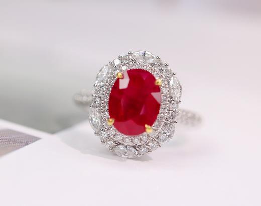 2ct刻面红宝石戒指 商品图1