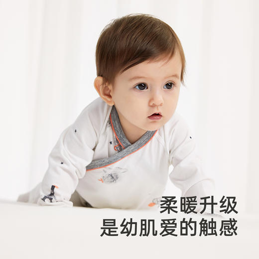 英氏婴儿衣服四季连体衣男童女童长袖新生儿衣服新款哈衣爬服 商品图1