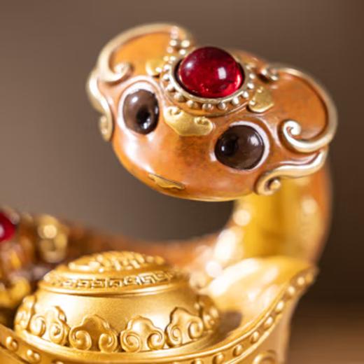 预售 | 朱炳仁·铜蛇年摆件 生肖伴手礼 灵蛇定钱坤小青小白 商品图9