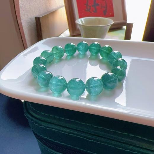 12mm-13mm单圈全蓝碧玺手串 商品图3