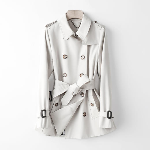 DH25YS667-2小个子英伦春季外套风衣RJ029 商品图3