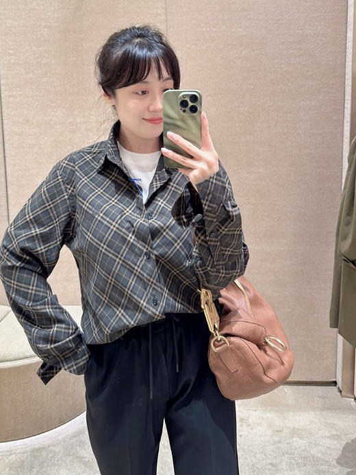 新品BBR 2024FW 新款法兰绒格子衬衫 商品图6