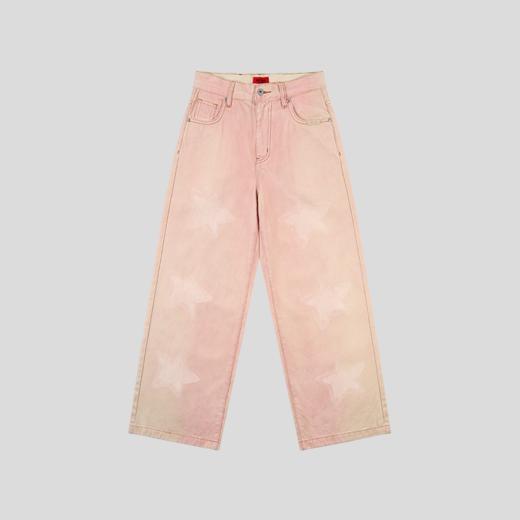 GOODBAI GOODEES梦幻星星印花阔腿长裤 商品图4