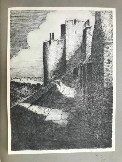 约20世纪早期 雷内·弗朗西斯《伦敦塔的故事》 21幅手工贴图 漆布精装大16开 商品图8