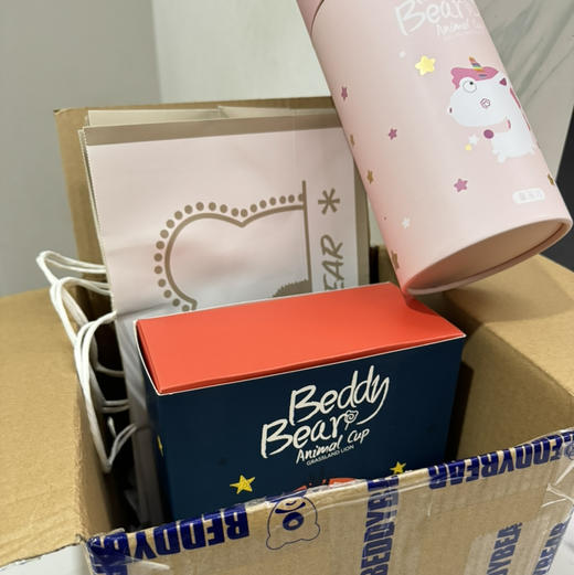 杯具熊保温杯儿童316不锈钢高颜值女杯子便携可爱小学生吸管水杯 商品图7