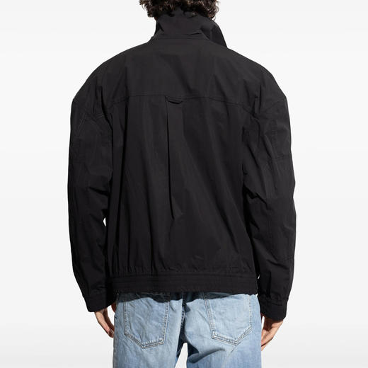 DSQUARED2 男士字母徽标印花拉链夹克外套 黑色 S74AM1565 S53578 900 商品图2