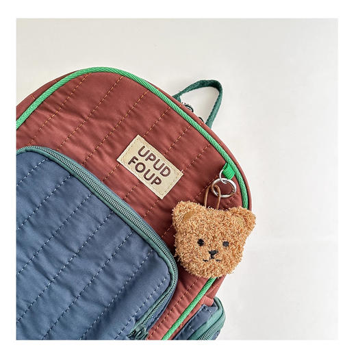 裁缝学苑AQ425幼儿园书包男女宝宝双肩包纸样撞色儿童背包样板 商品图5